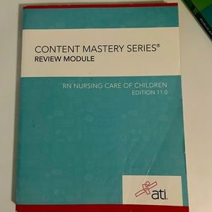 ATI RN Nursing Care of Children Review Module Book Edition 11.0